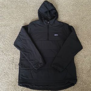 Patagonia men’s pack and pullover hoodie